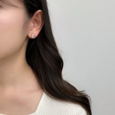 画像3: アコヤ真珠 ベビーパールピアス 3.5-4ｍｍ ホワイト K18YG (3)