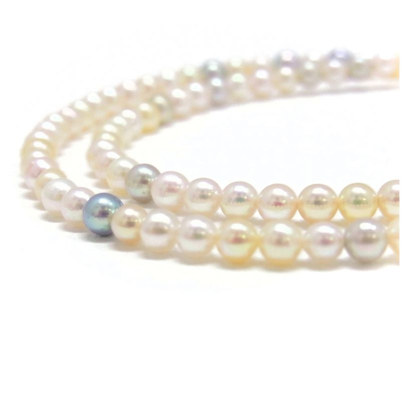 新品 アコヤ9.0-9.5mm 真珠 Pearlパール ネクレス ＋ イアリング