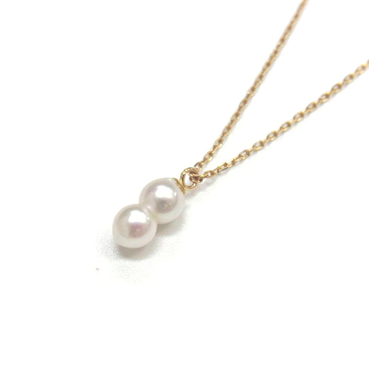 ツインパールネックレスセット 4-5mm 3-4ｍｍ アコヤ本真珠 双子の真珠 
