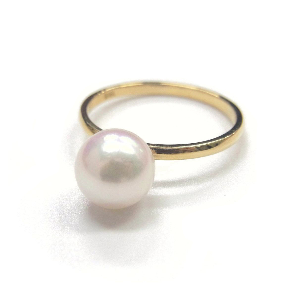 真珠　指輪カラーホワイト
